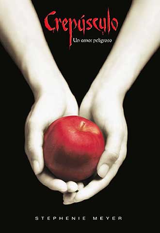 Portada del libro "Crepúsculo" de Stephenie Meyer en el que se basa la película